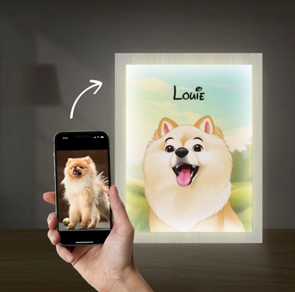 Custom Pet Light Portrait